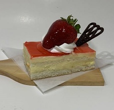 Strawberry Sliced Cake