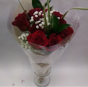 Red roses bouquet (12)