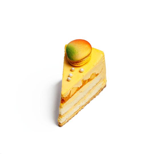 24k mango cheesecake (slice)