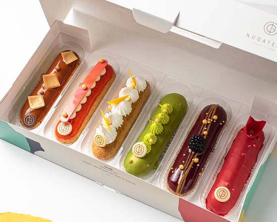 Assorted Box of 6 Eclairs