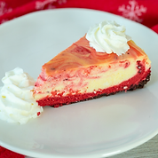 Slice Red Velvet Cheesecake
