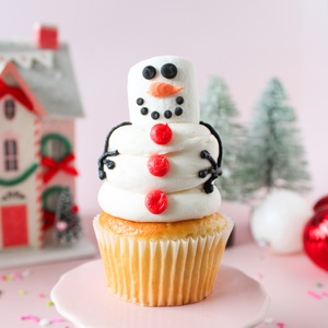 Assorted Snowman Cupcakes (6)