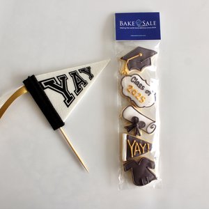 Mini Graduation Cookies (3 packs)