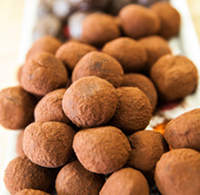 12 chocolate truffles