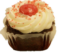 Red velvet square Cupcake