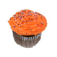 orange cupcake