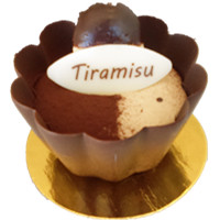 Tiramisu chocolate cup