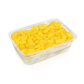 Mango Soya Custard Cake Box