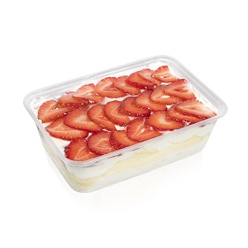 Strawberry Soya Custard Cake box